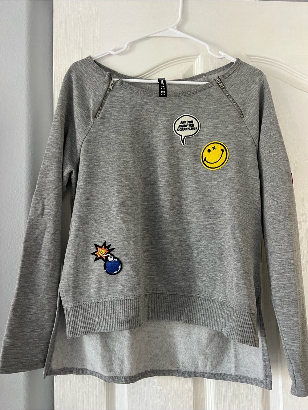 Gray Womens Sweatshirt